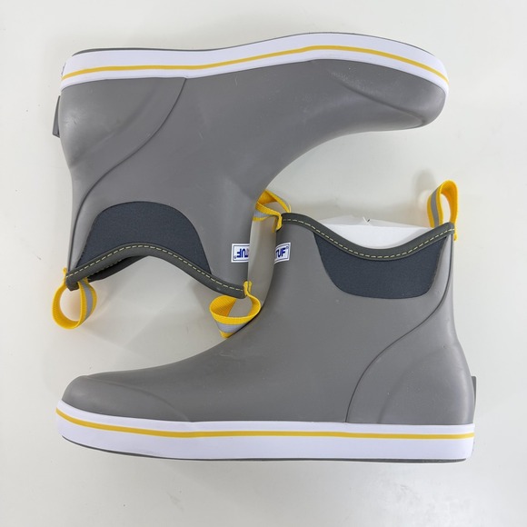 Xtratuf Ankle Deck Boots Mens Size 10 Gray Wide Waterproof Slip Resistant - Picture 4 of 8